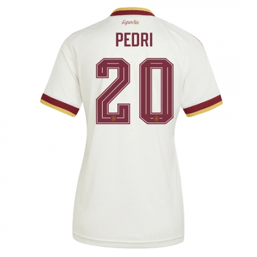 Billige Fotballdrakt Spania Pedri Gonzalez #20 Replika Bortedrakt Dame VM 2026 Kortermet Billige Fotballdrakt Spania Pedri Gonzalez #20 Replika Bortedrakt Dame VM 2026 Kortermet